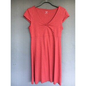 Toad & Co Rosemarie Dress Size S Coral Eco Organic Cotton Casual Essential